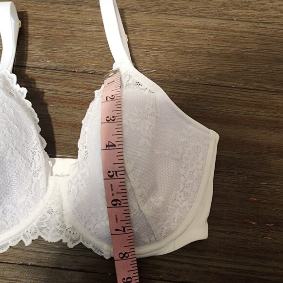 Natori Heavenly Convertible Comfort Lace Contour Underwire Bra White 32G - Picture 4 of 10